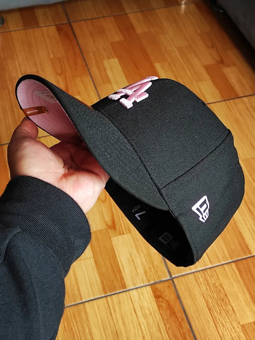 New Era Los Angeles Dodgers campeones de la Serie Mundial 2024 negra rosa 59fifty