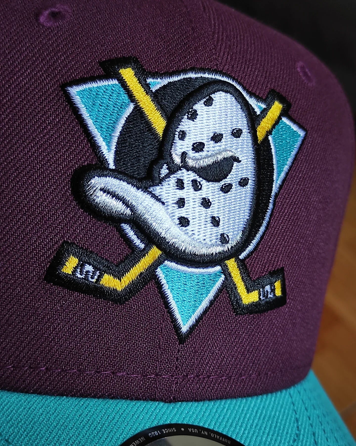 Gorra snapback 9fifty 30 aniversario de los Anaheim Ducks de New Era