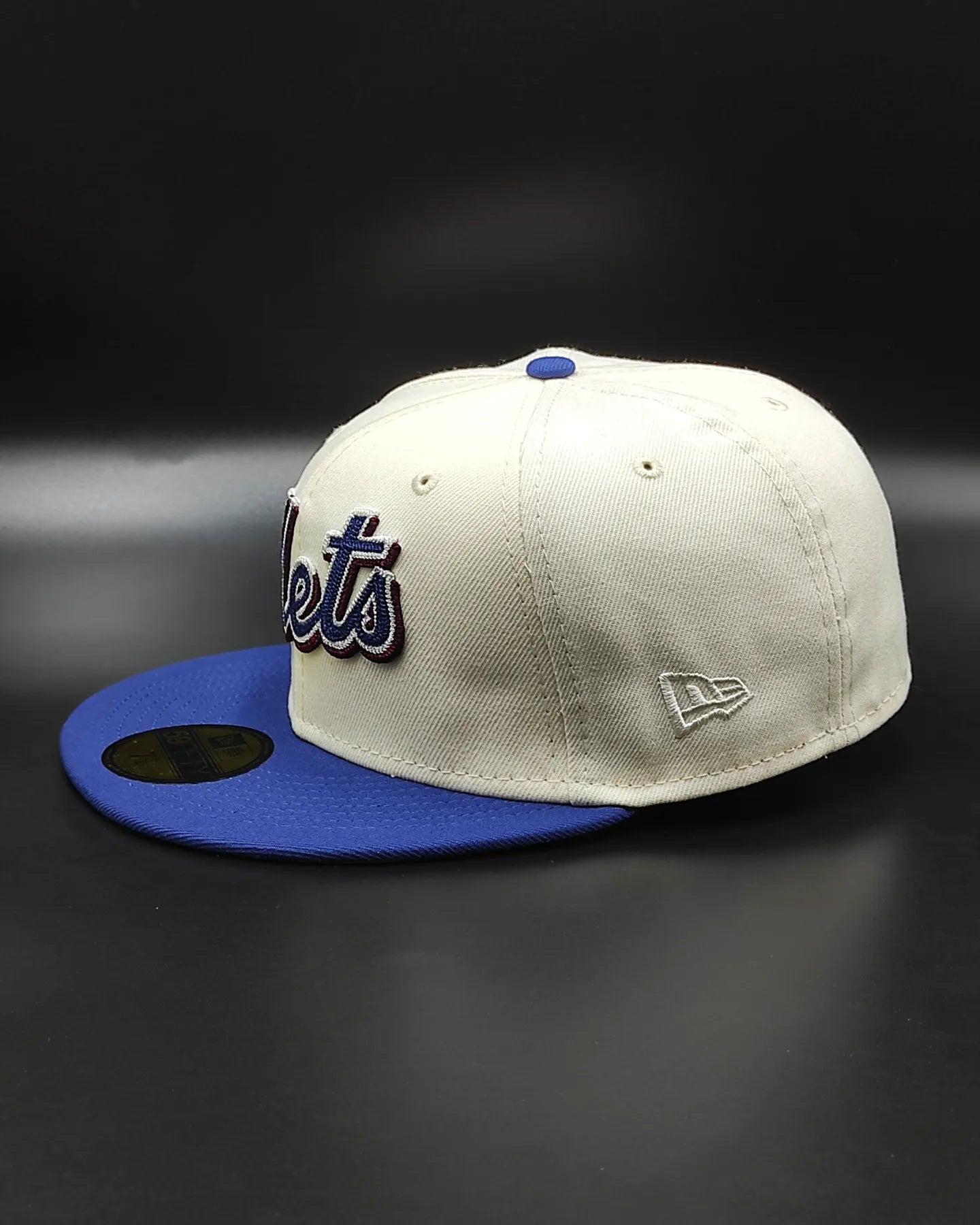 New Era 59 FIFTY Cadena bordada New York Mets - blanco - azul royal