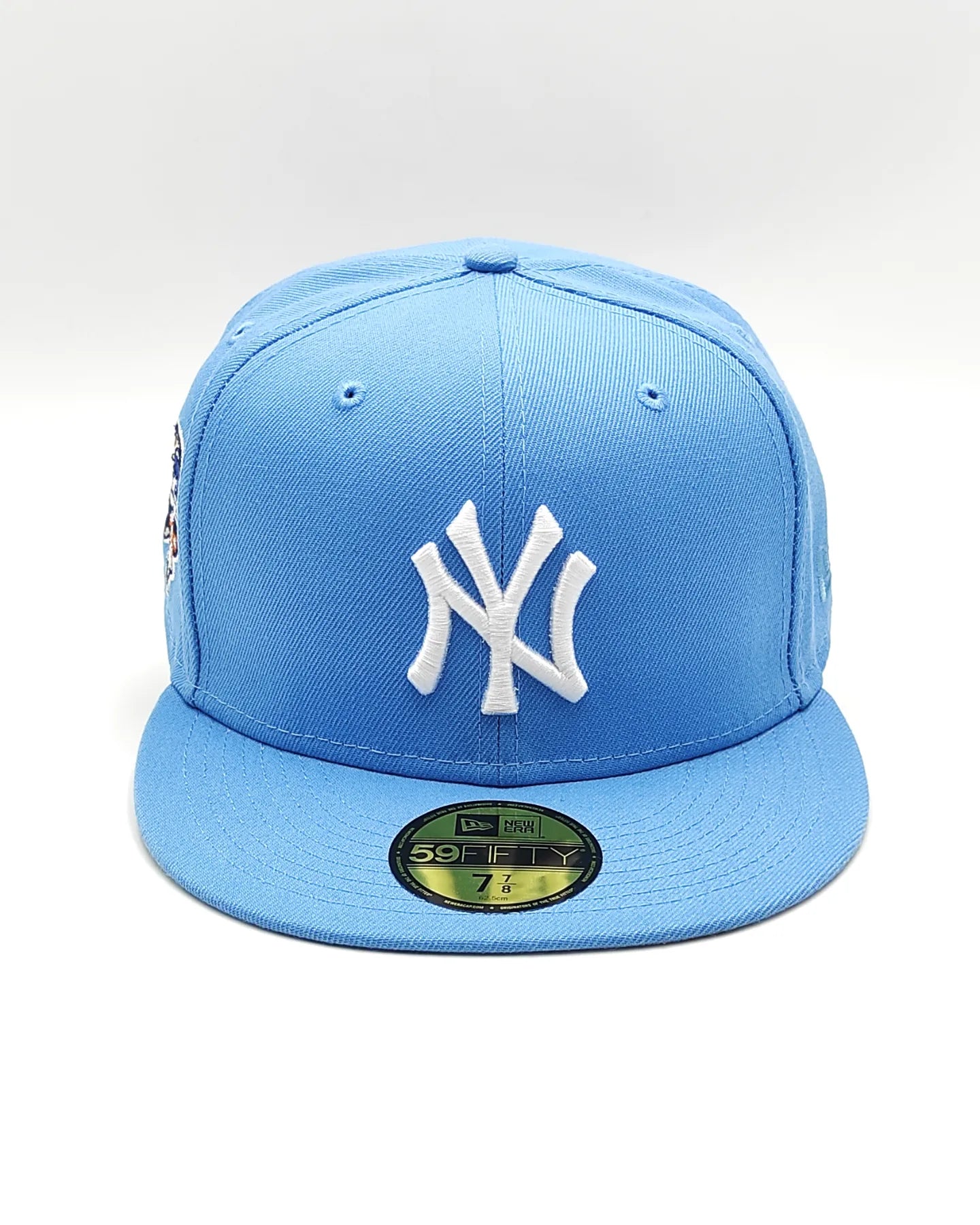 Gorra New Era 59 fifty New York Yankees azul cielo World Series