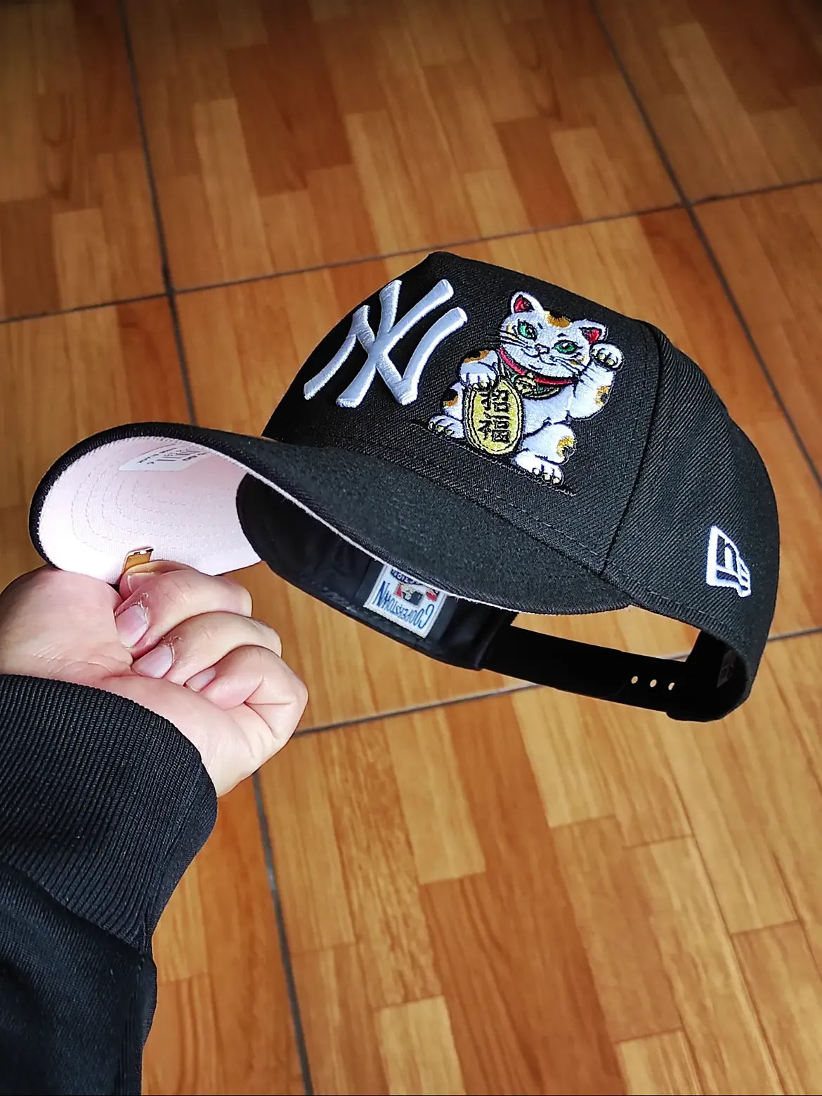 New Era 9FORTY a frame Snapback New York Yankees World Series 1996 Lucky cat pink uv