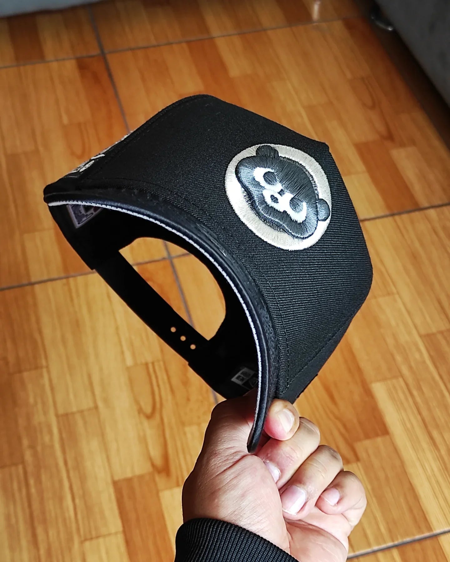 New Era Chicago Cubs visera satinada negra 9 FORTY A-FRAME