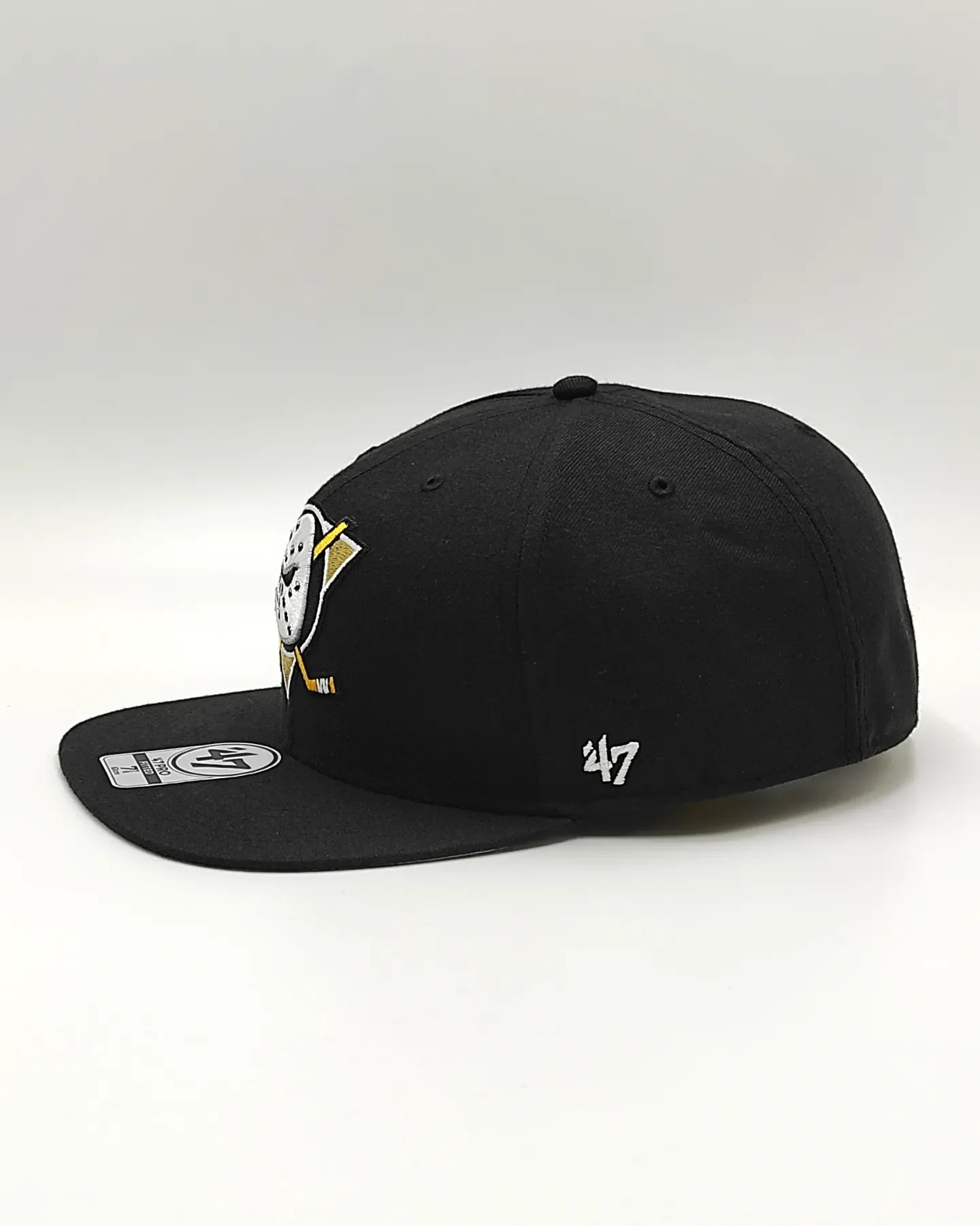 Gorra ajustada 47pro vintage negra 47brand Anaheim Ducks campeones Stanley Cup 2007
