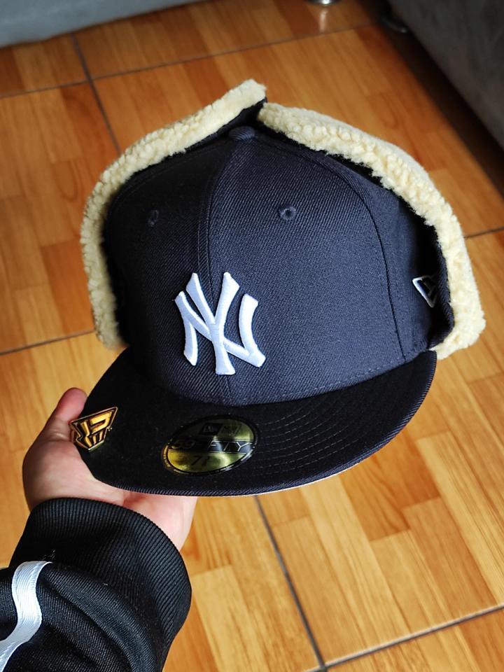 New York Yankees 96 World Series Dogear New Era 59Fifty Ajustada - Azul marino, Blanco, Gris