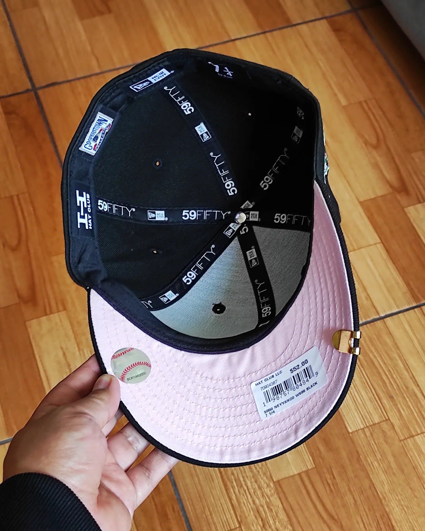 New Era New York Yankees marrón world series 1999 negra 59 FIFTY FITTED