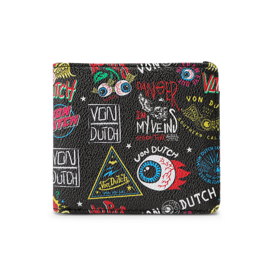 Cartera doble Jax Print para Vondutch