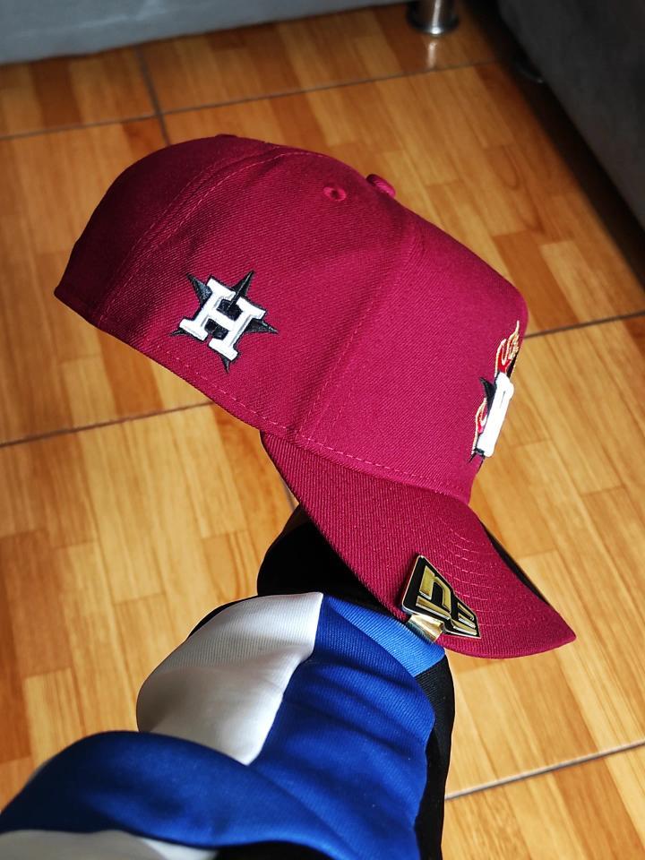 Gorra ajustable New Era 9Forty A Frame Houston Astros Flame 🔥 Edition