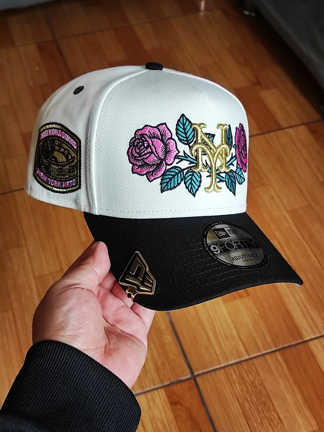 New Era New York Mets World Series 1969 Rose Chrome Two Tone Edition 9Forty A Frame Snapback