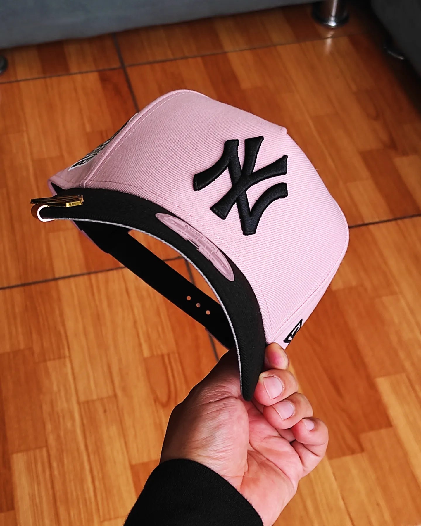 New Era New York Yankees negra rosa 9 forty A-FRAME