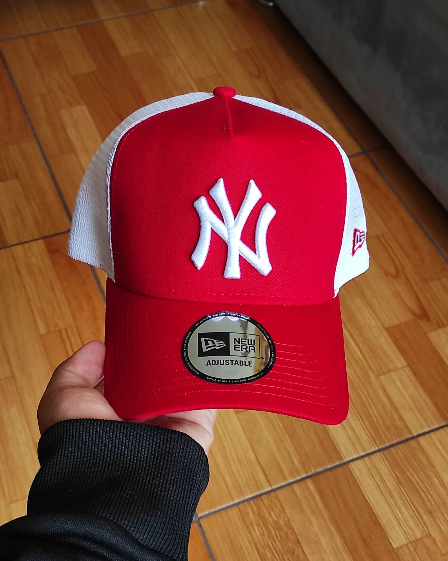 New Era Los New York Yankees Roja y Blanca Trucker a-frame