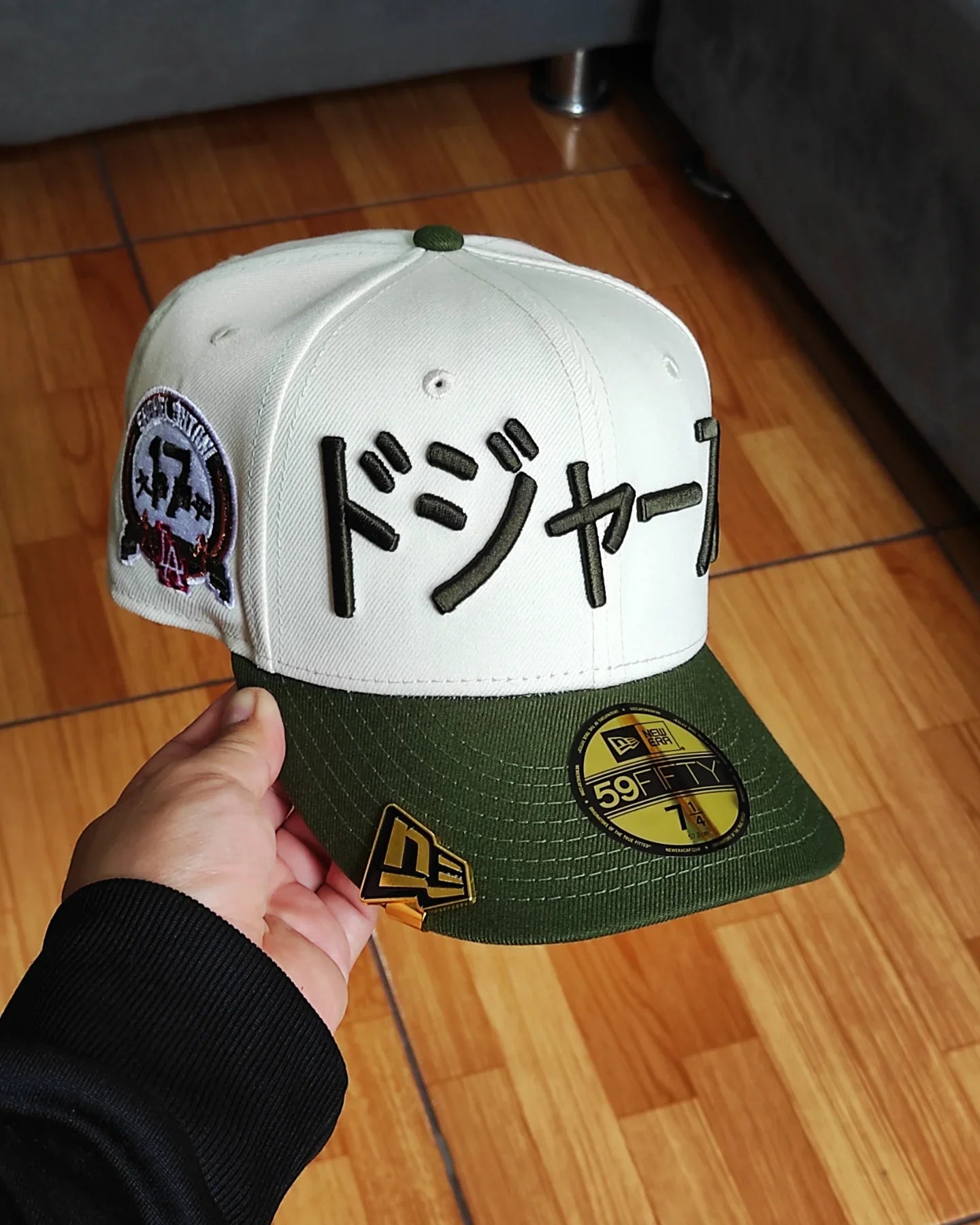 Gorra Ajustada 59Fifty Chrome Bicolor Edición Ohtani de Los Angeles Dodgers de New Era