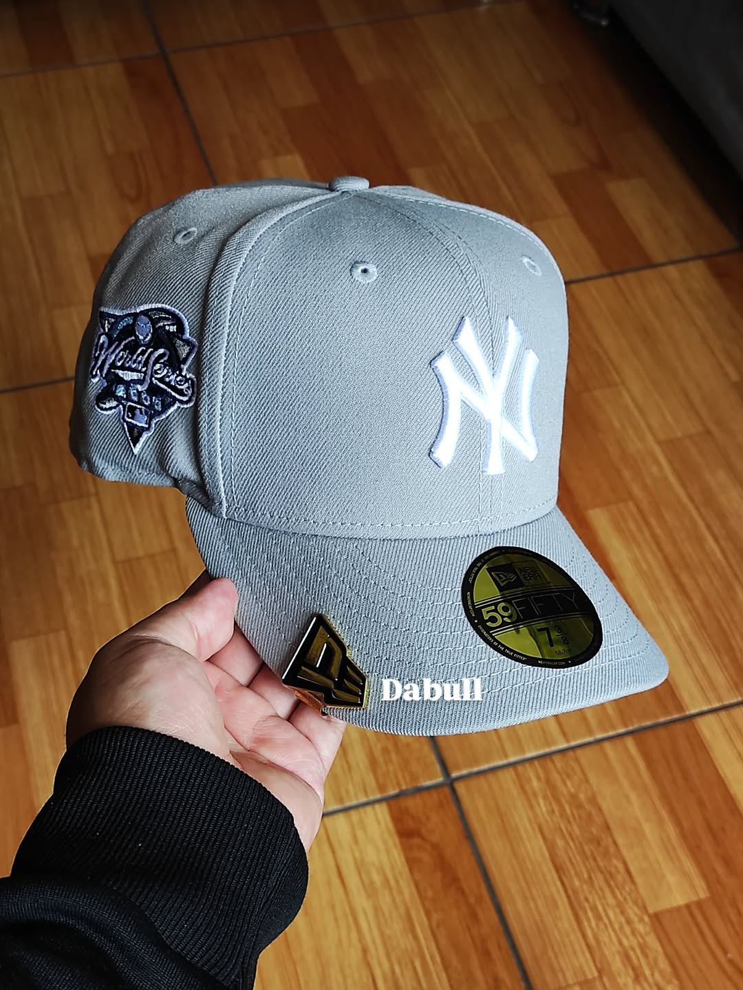 New era New York Yankees Serie Mundial 00 gris/azul cielo 59FIFTY