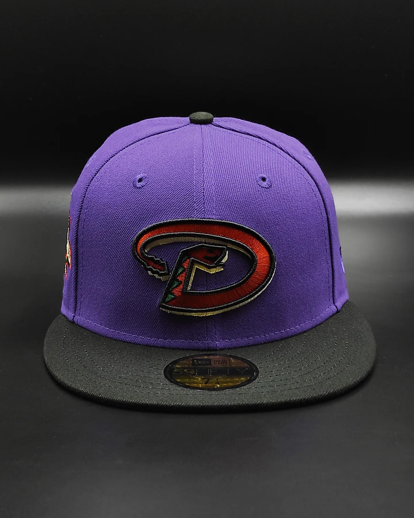 Gorra New Era 59 Fifty Arizona Diamondbacks 20 Aniversario - morado negro
