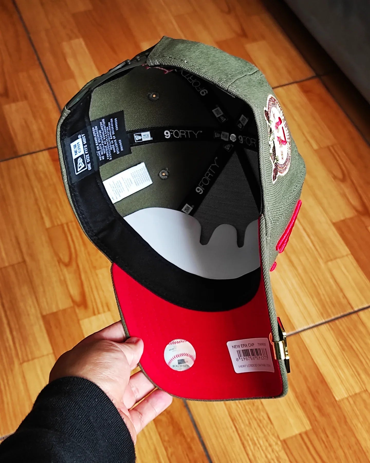 New Era Los Angeles Dodgers OHTANI verde oliva rojo 9FORTY AFRAME