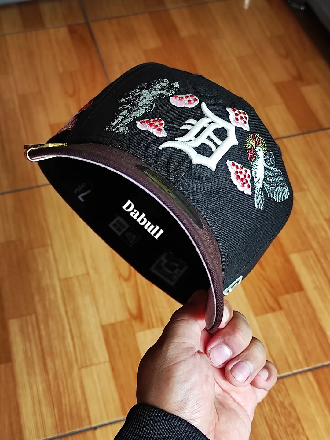 Detroit Tigers mlb NEGRO dos tonos rosa uv/ New Era 59fifty