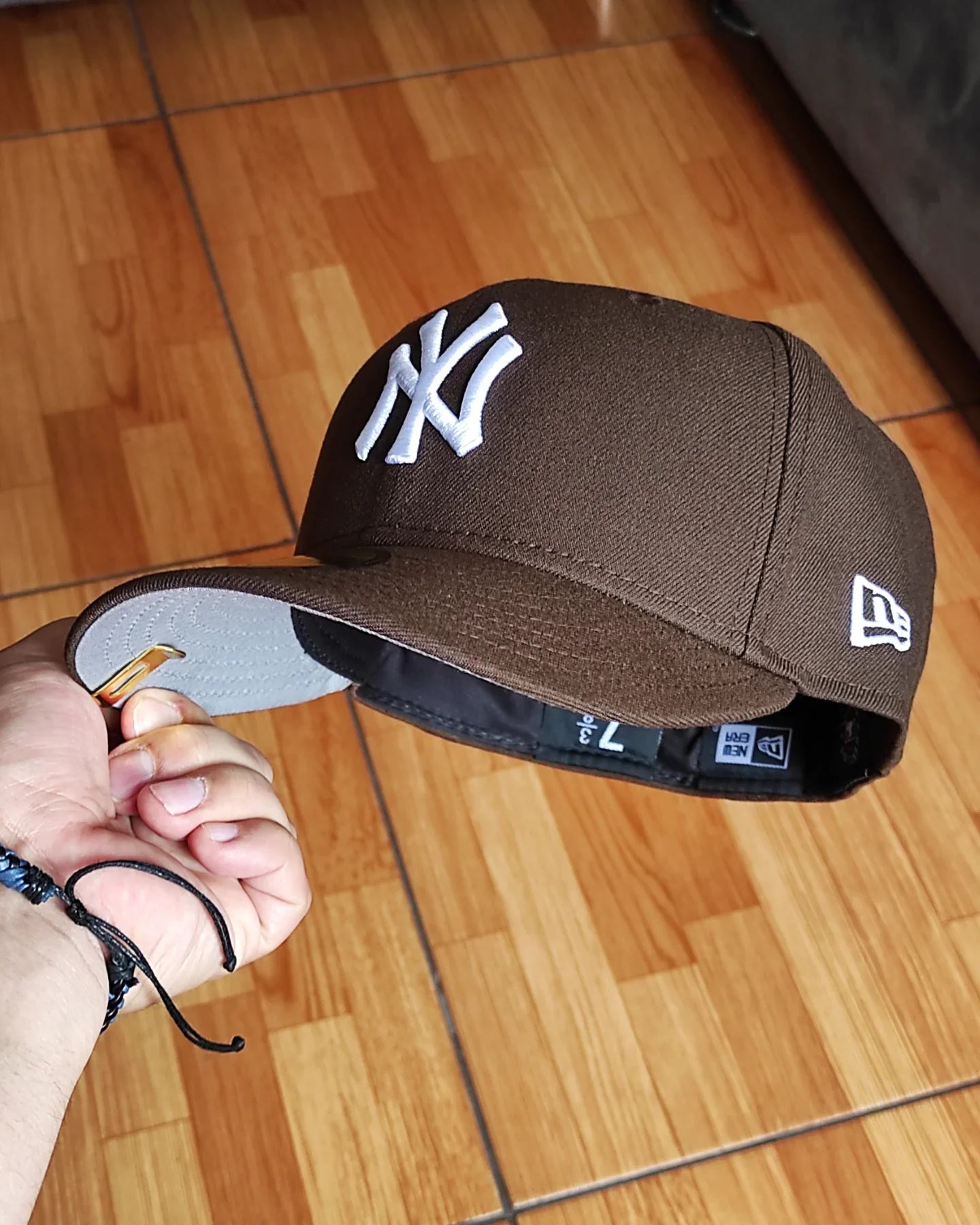 New Era New York Yankees marrón 59 fifty ajustada