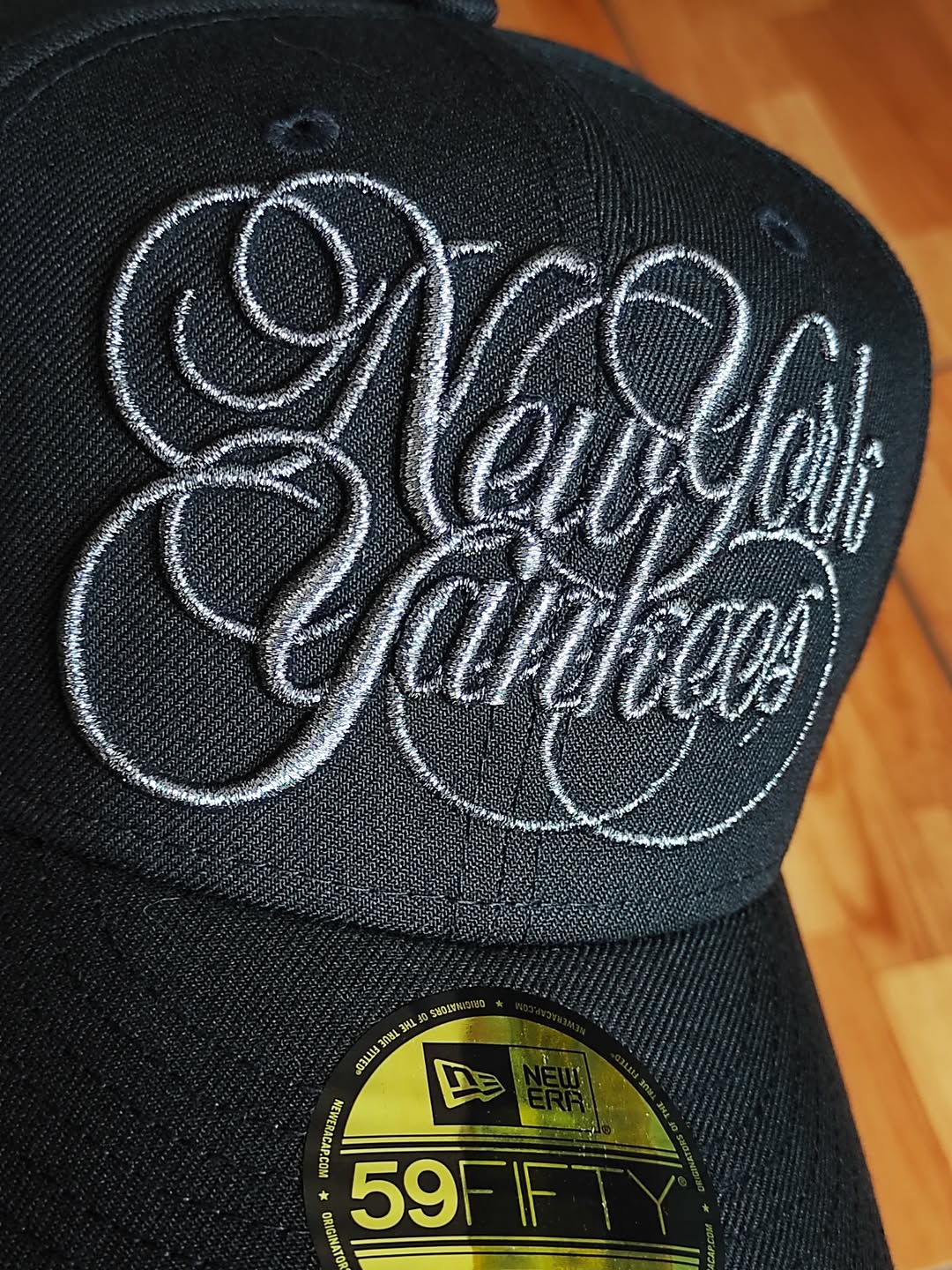 New Era New York Yankees script world series titanio negro 59FIFTY