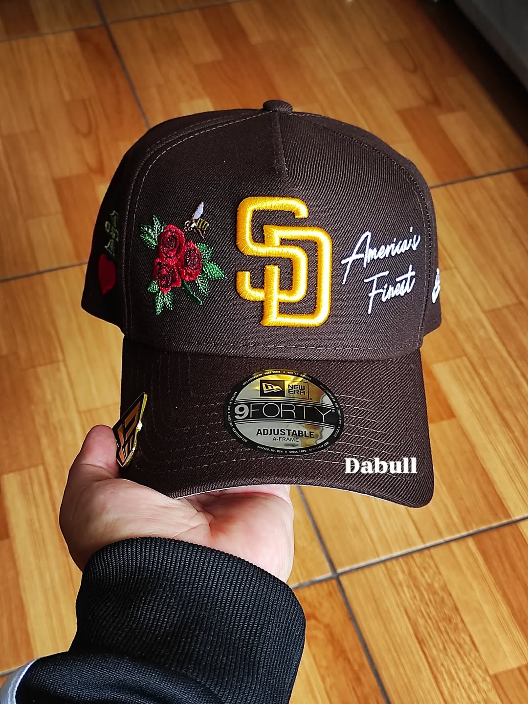 Gorra New Era San Diego Padres 'One ♥️' 9FORTY A-Frame con broche ajustable