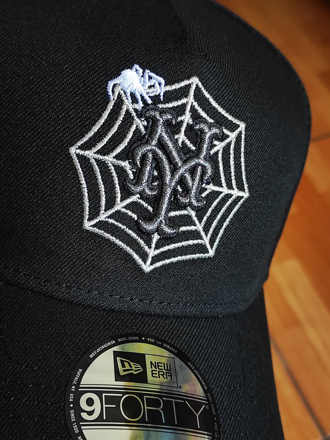 Gorra New Era New York Mets Spider Black Edition 9Forty A-Frame Snapback