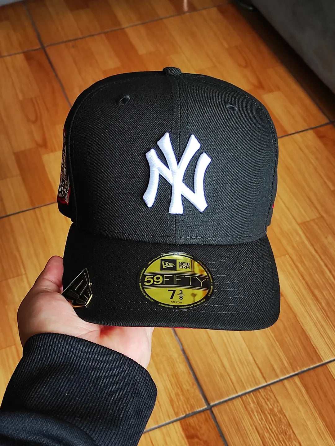 New Era New York Yankees Subway Series gorra ajustada 59Fifty negra y roja
