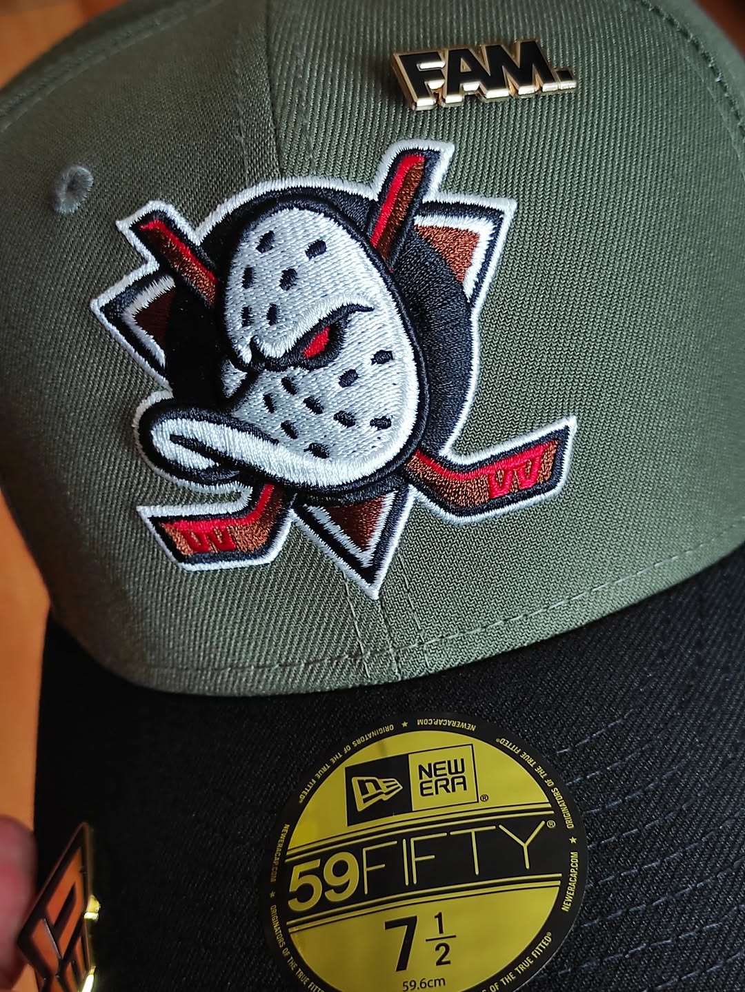 Gorra New Era 59Fifty del 30 Aniversario de los Anaheim Ducks