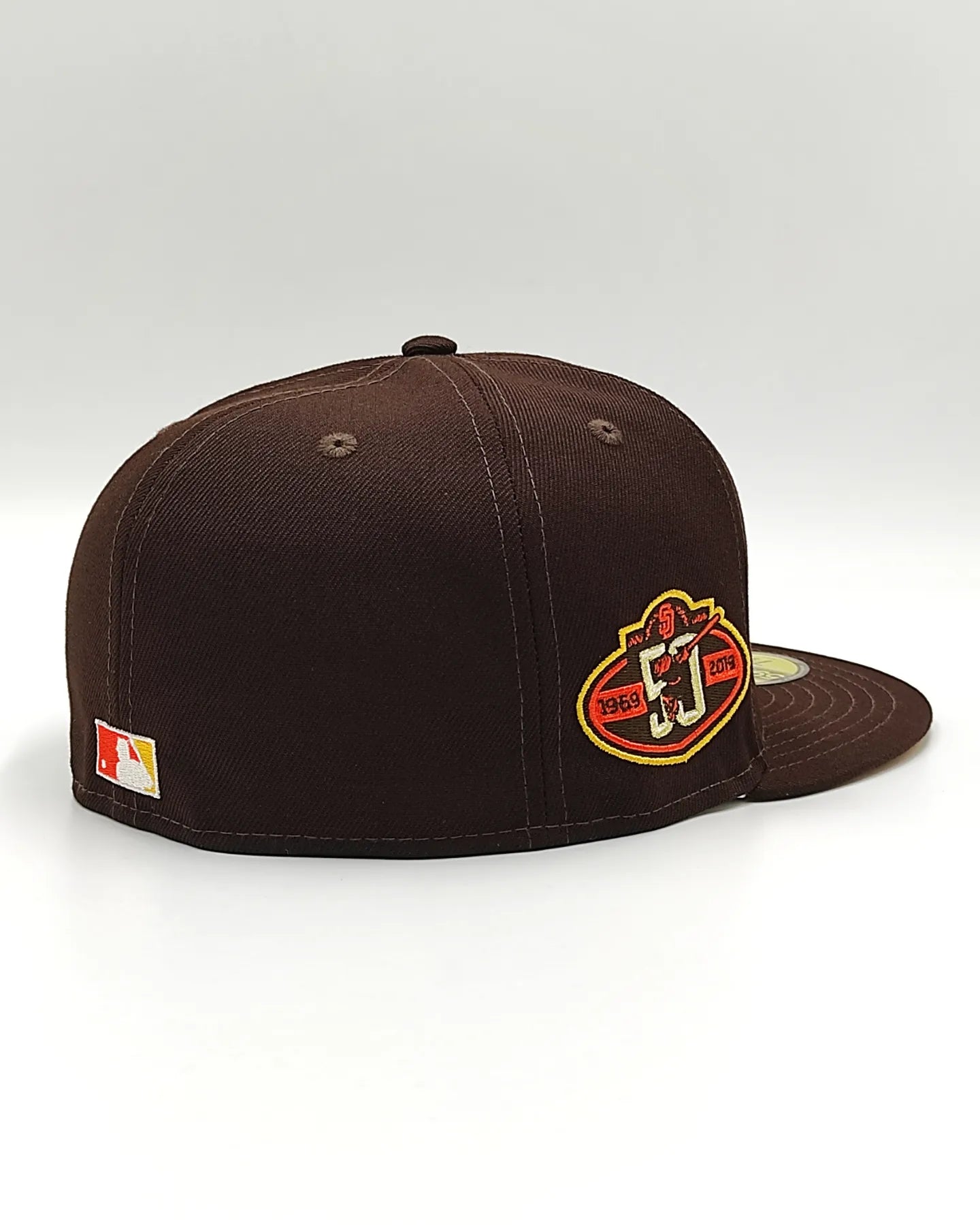 Gorra New Era San Diego Padres 50 Aniversario chocolate oscuro Prime 59 fifty