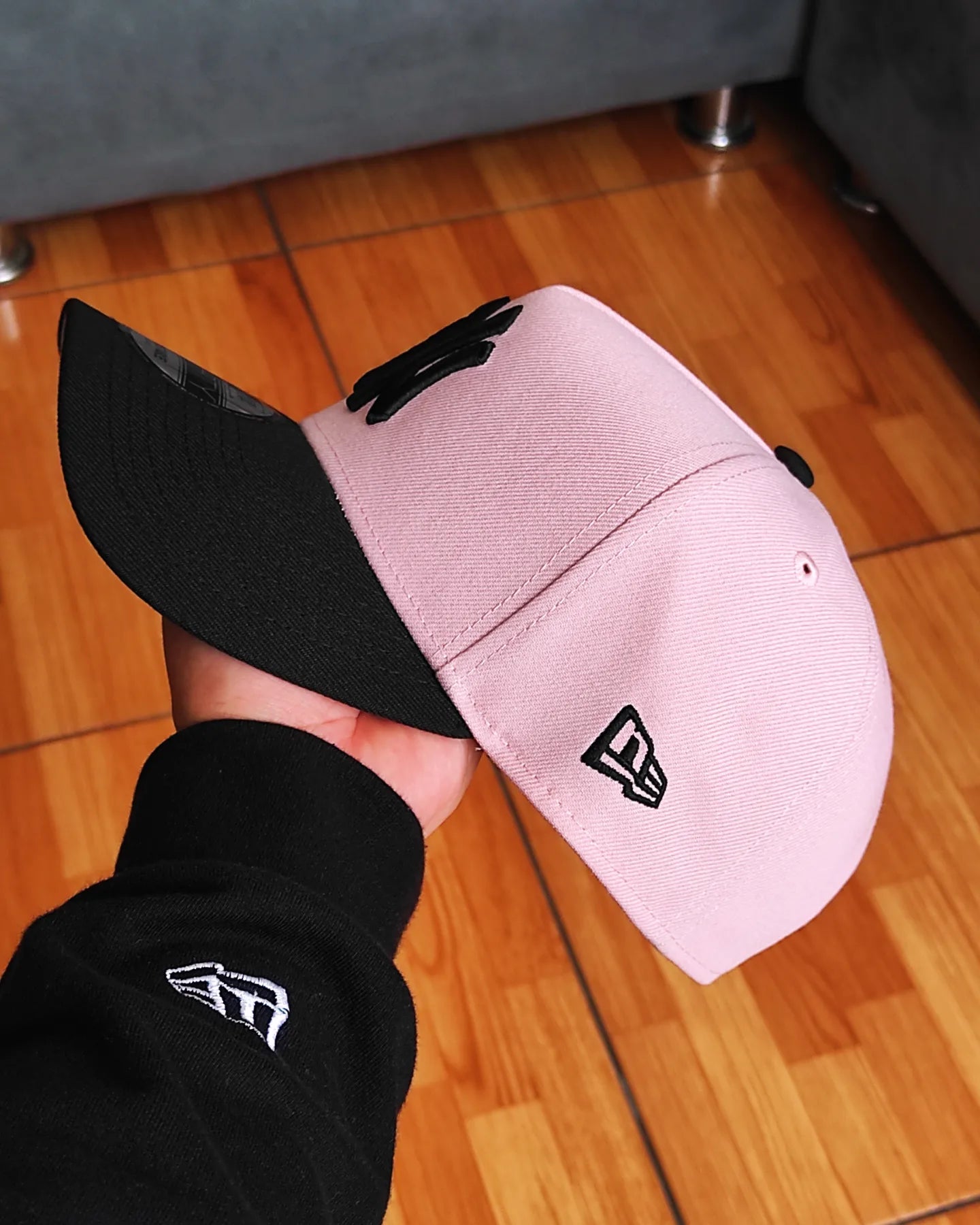 New Era New York Yankees negra rosa 9 forty A-FRAME