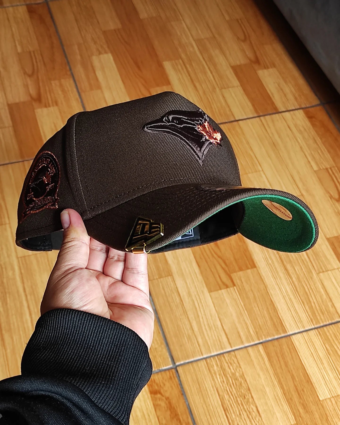 Gorra New Era Toronto Blue Jays 40 aniversario marrón verde 9FORTY A-FRAME