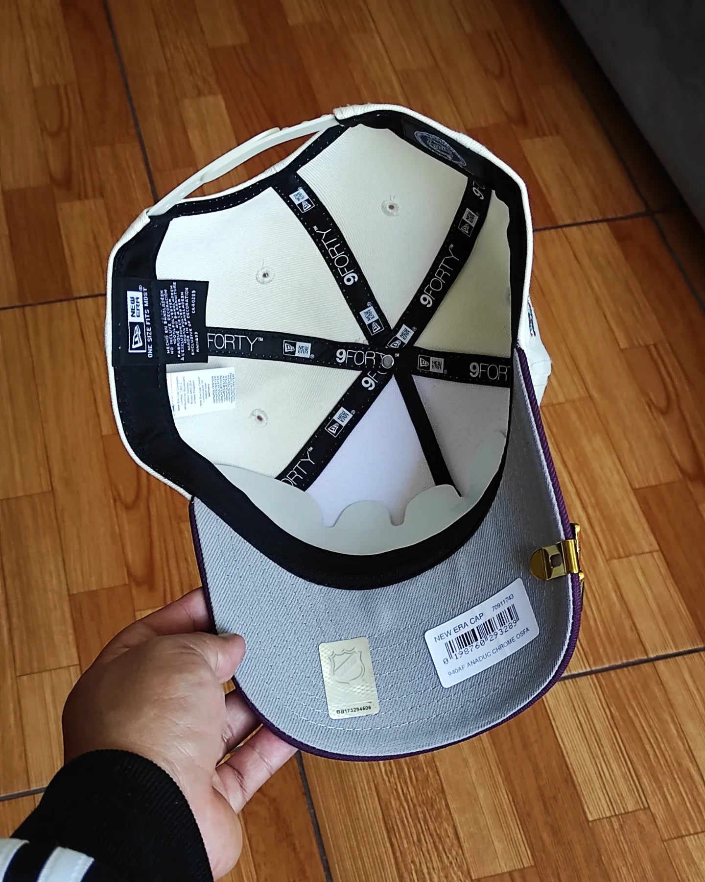 Gorra snapback New Era Anaheim Ducks Chrome Two Tone Edition 9Forty A Frame