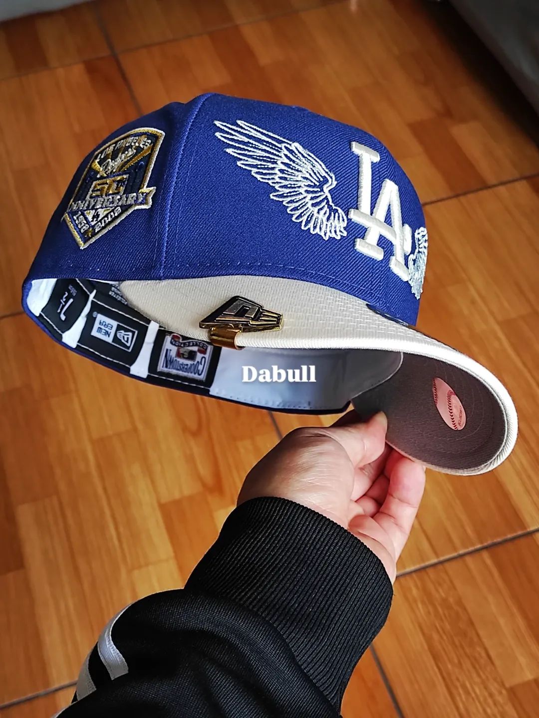 Gorra LA Dodgers MLB Team Wings 59FIFTY Ajustada Azul Marino