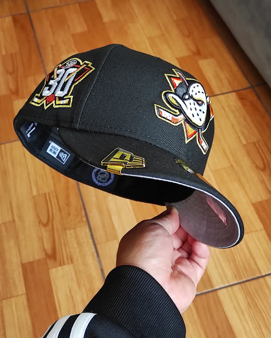 New Era Anaheim Ducks Edición 30 Aniversario NEGRO 59Fifty Ajustada