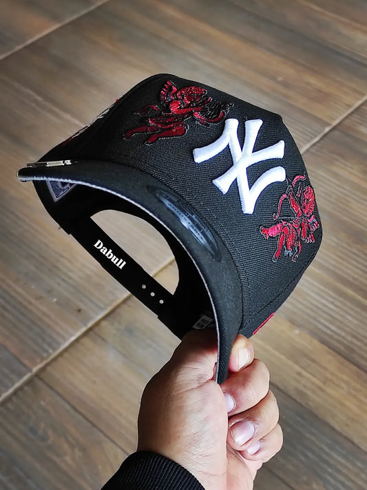 New Era New York Yankees world series Ángel 🏹 black red 9forty a frame