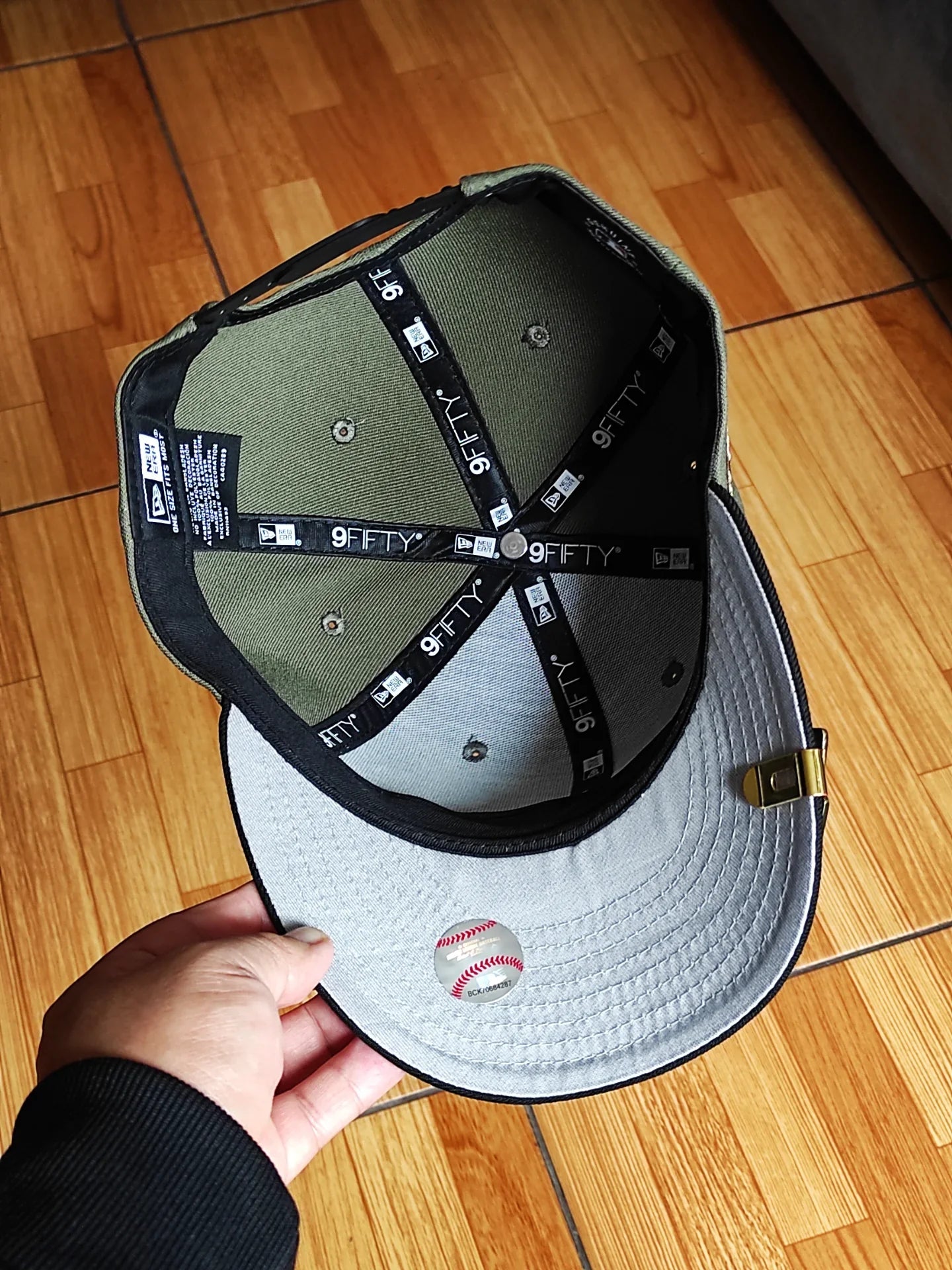 Gorra New Era Los Angeles Dodgers palm 🌴 bicolor verde oliva negra 9FIFTY snapback