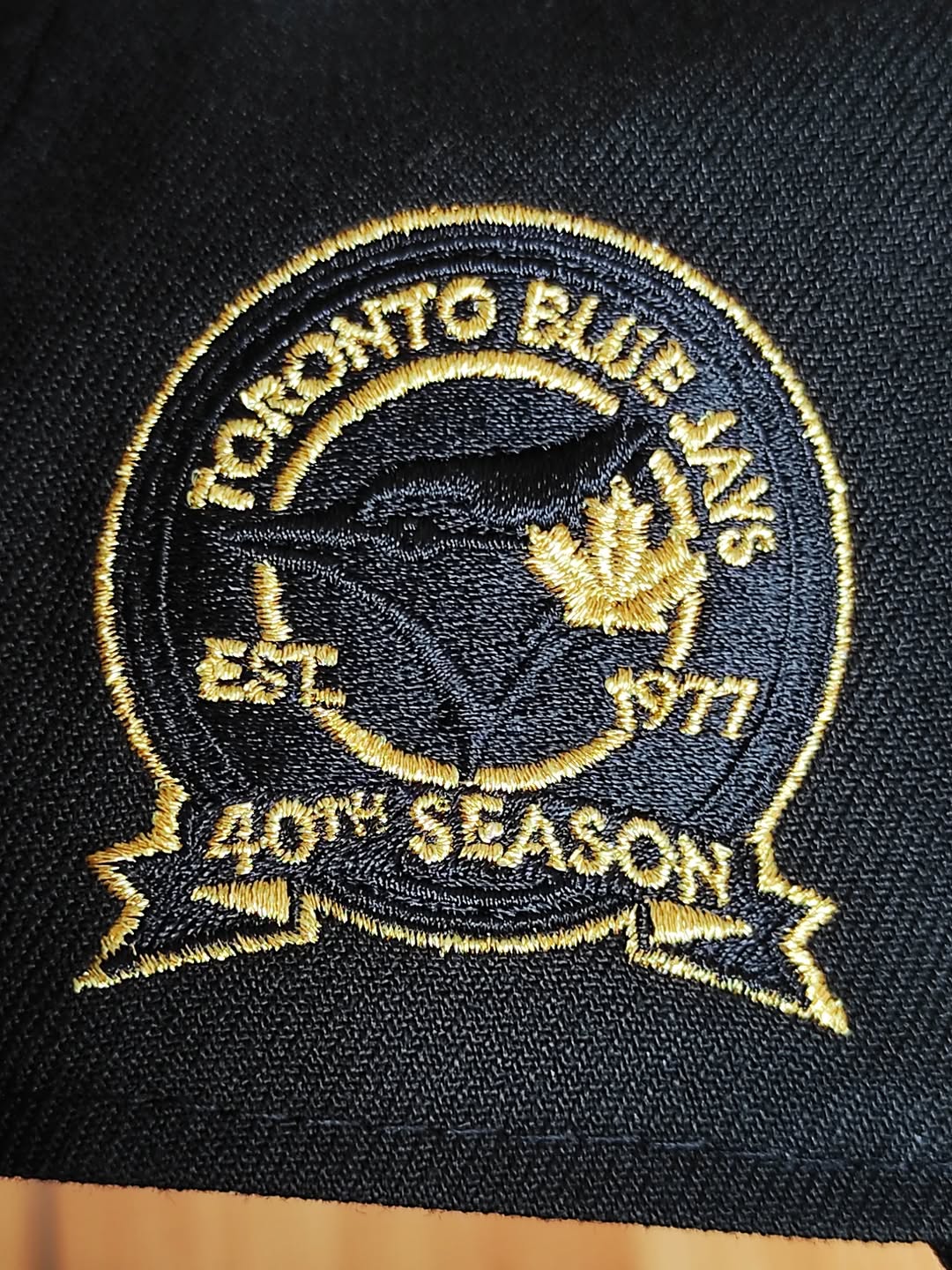 Gorra snapback 9Forty A-Frame New Era Toronto Blue Jays 40th Season Negra Dorada