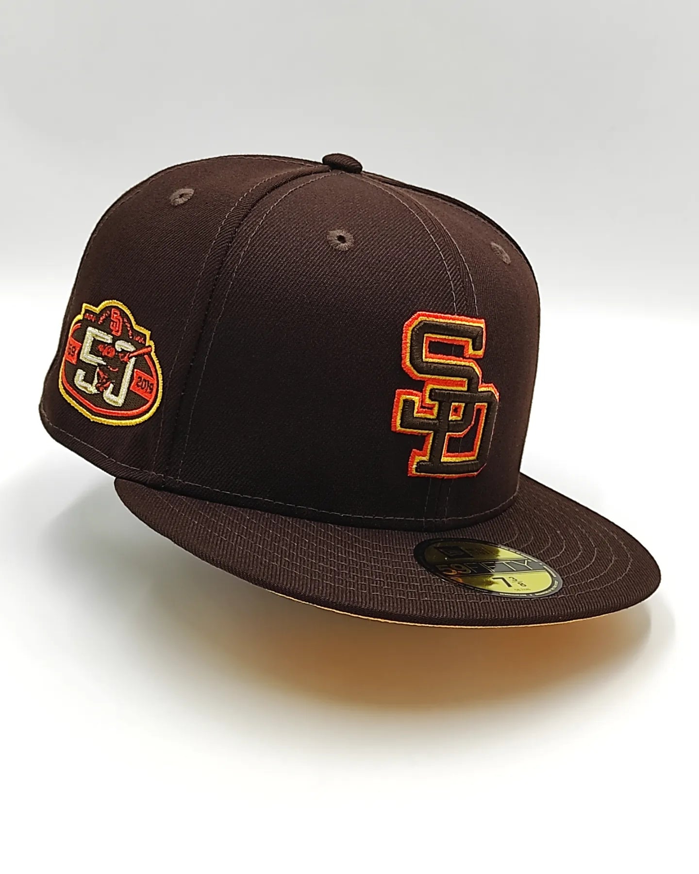 Gorra New Era San Diego Padres 50 Aniversario chocolate oscuro Prime 59 fifty