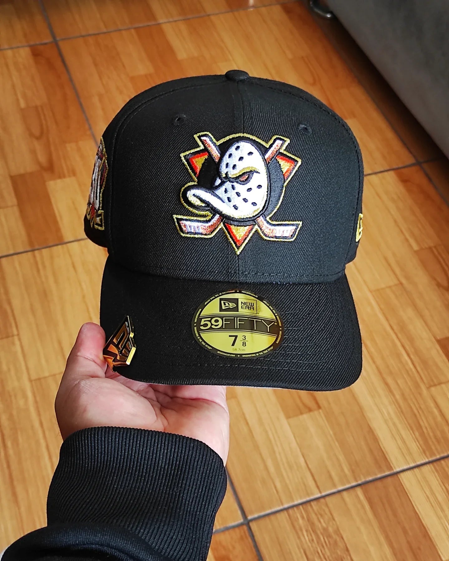 New Era Anaheim Ducks Edición 30 Aniversario NEGRO 59Fifty Ajustada