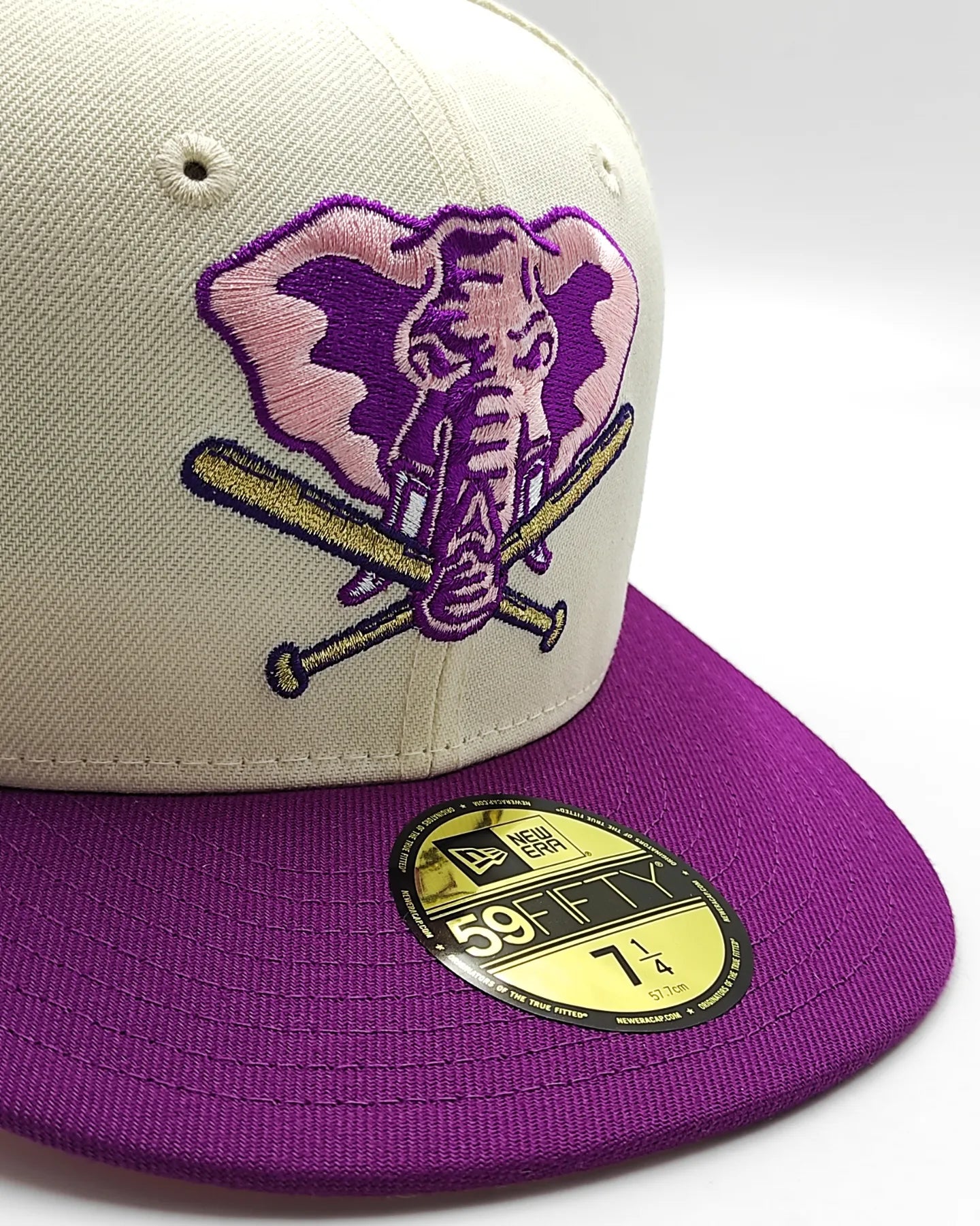 Gorra ajustada 59fifty de edición Prime con cúpula color crema por el 25.º aniversario de los Oakland Athletics de New Era