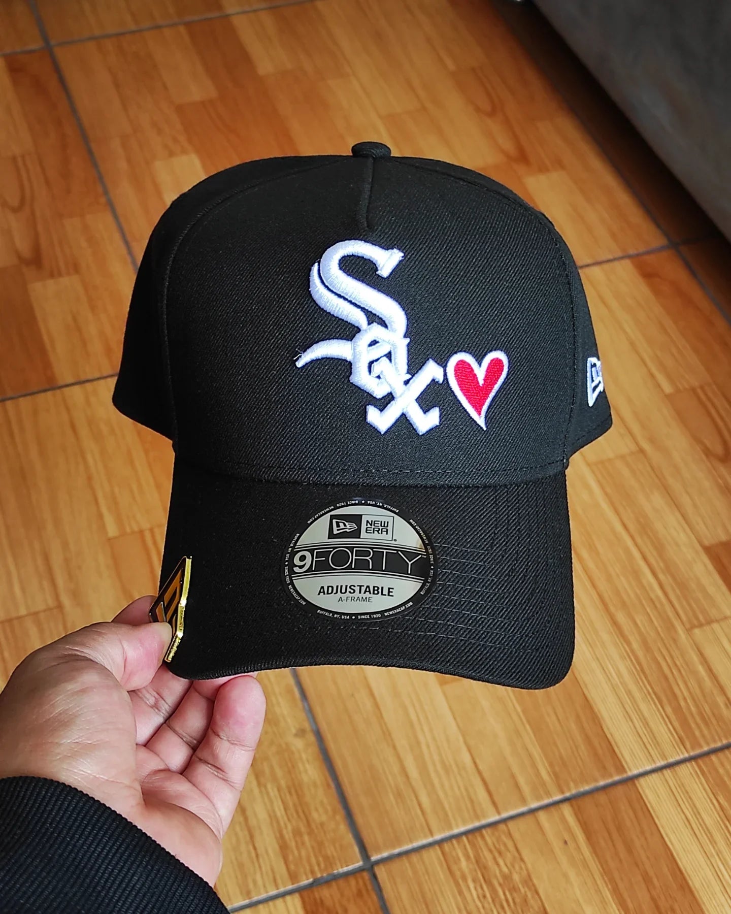 New Era Chicago White Sox colección Heart ❤️ gorra A-Frame 9Forty negra