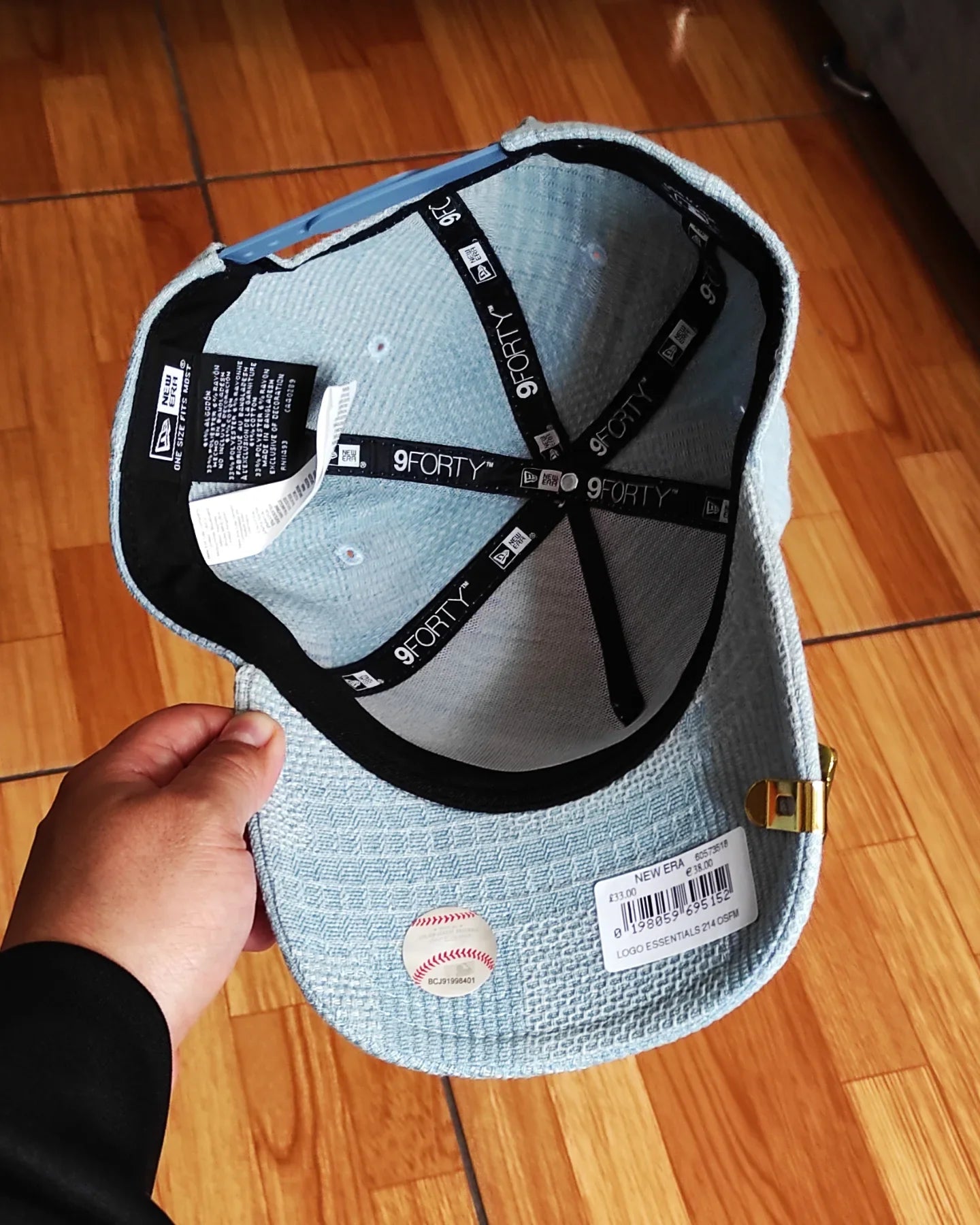 Gorra New Era Los Angeles Dodgers Denim Logo Essentials 9FORTY A-Frame
