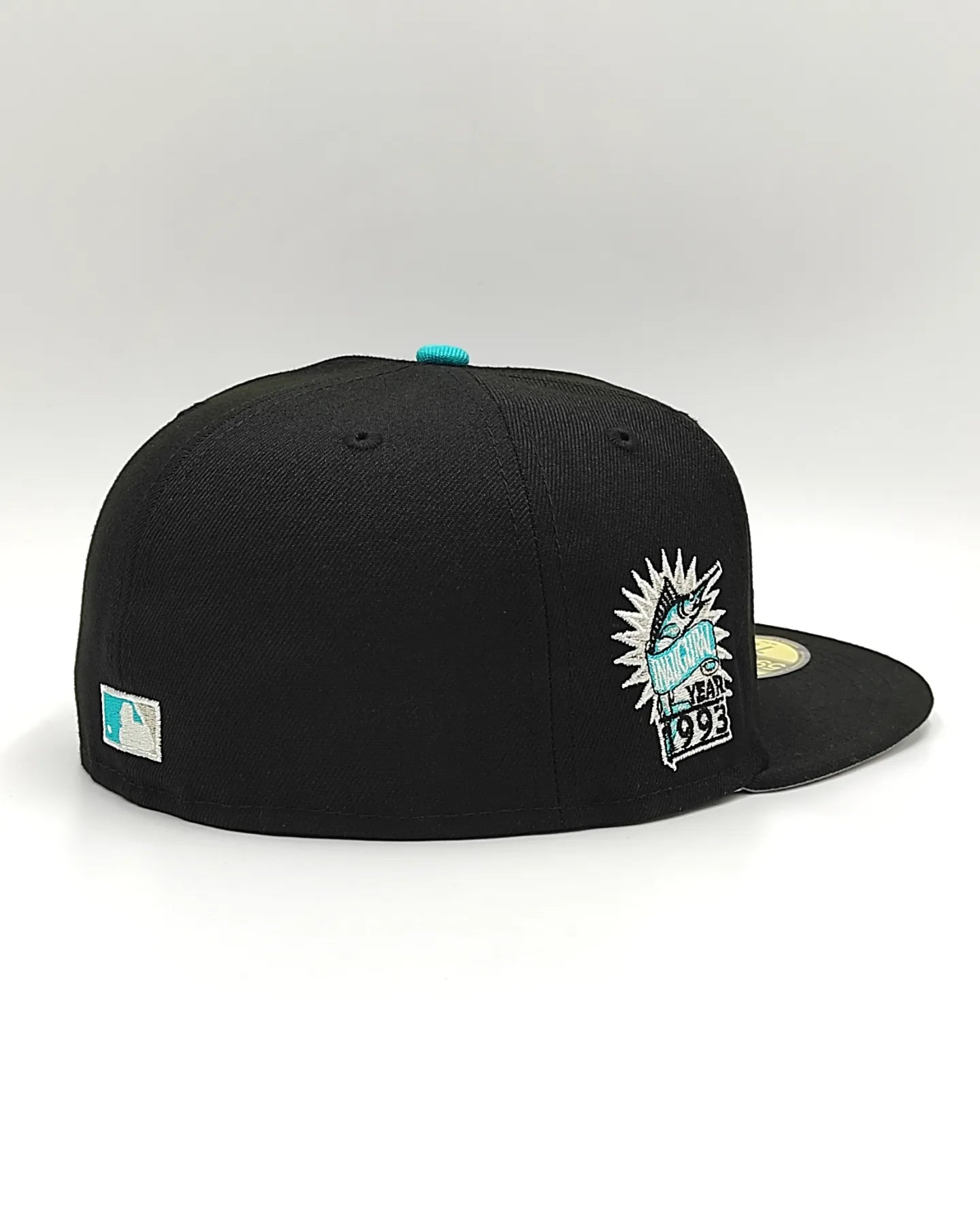Gorra ajustada 59fifty New Era Florida Marlins año inaugural 1993 edición Prime negra