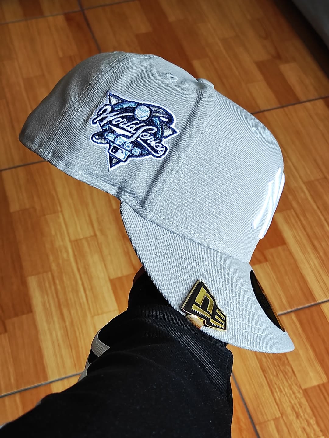 New era New York Yankees Serie Mundial 00 gris/azul cielo 59FIFTY