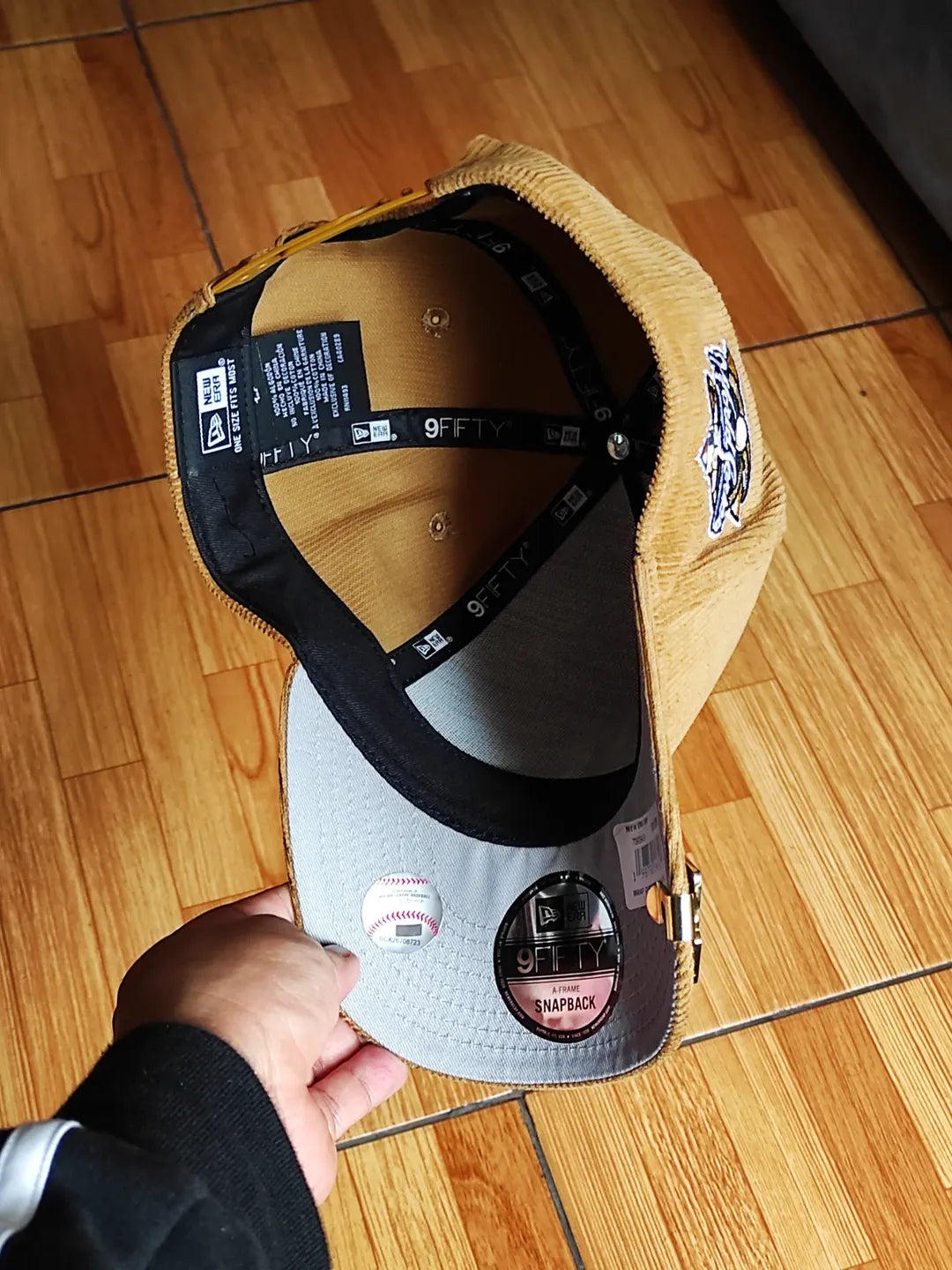 NewEra New York Yankees World Series cord Kaki 9 forty aframe