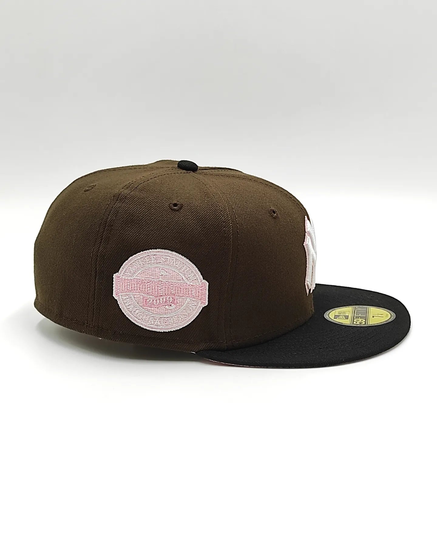 Gorra ajustada 59fifty New Era New York Yankees, edición bicolor marrón, temporada inaugural 2009