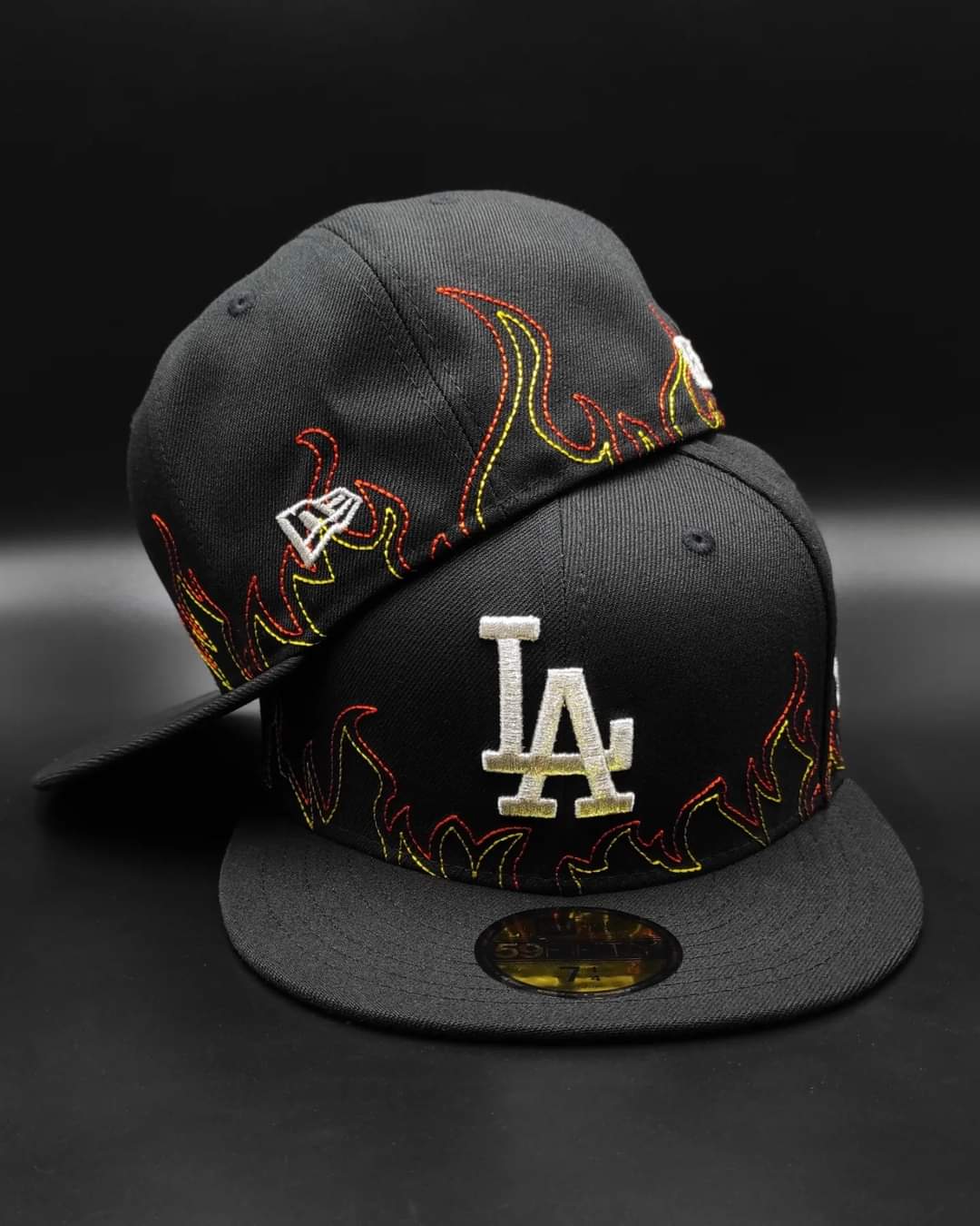 New Era Los Angeles Dodgers colección FIRE 🔥 59 Fifty AJUSTADA