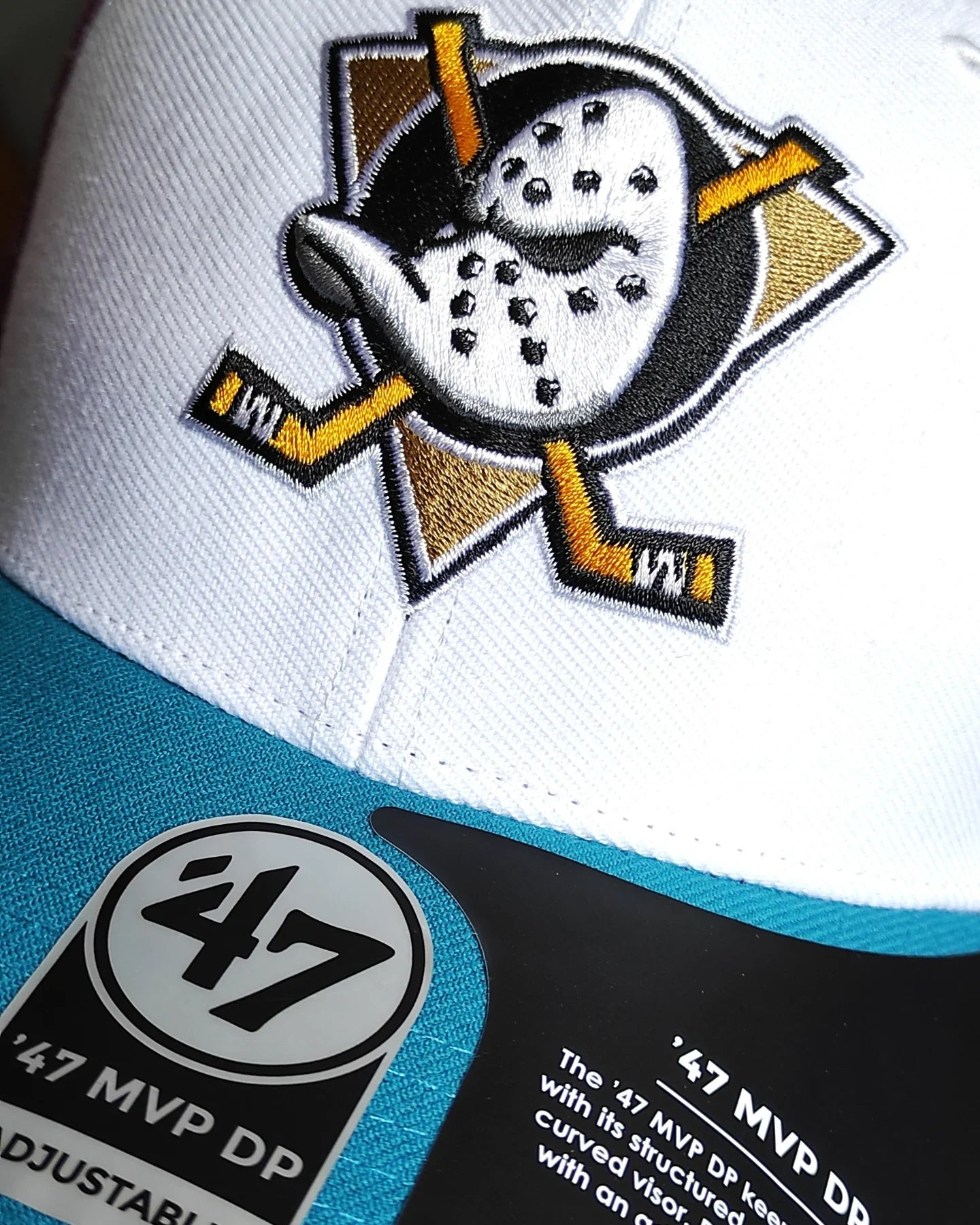 47BRAND Anaheim Ducks gorra de béisbol de la zona fría