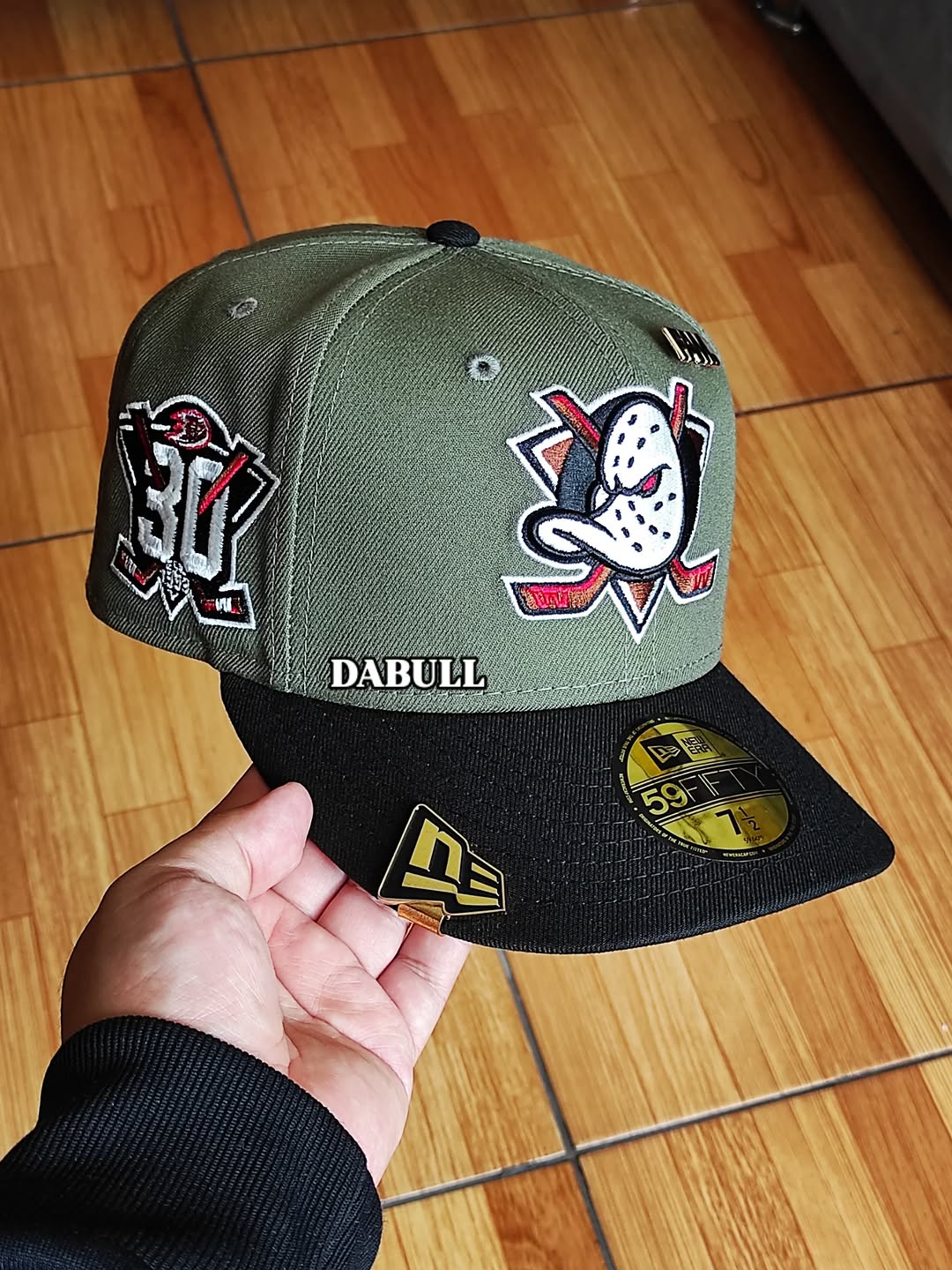 Gorra New Era 59Fifty del 30 Aniversario de los Anaheim Ducks