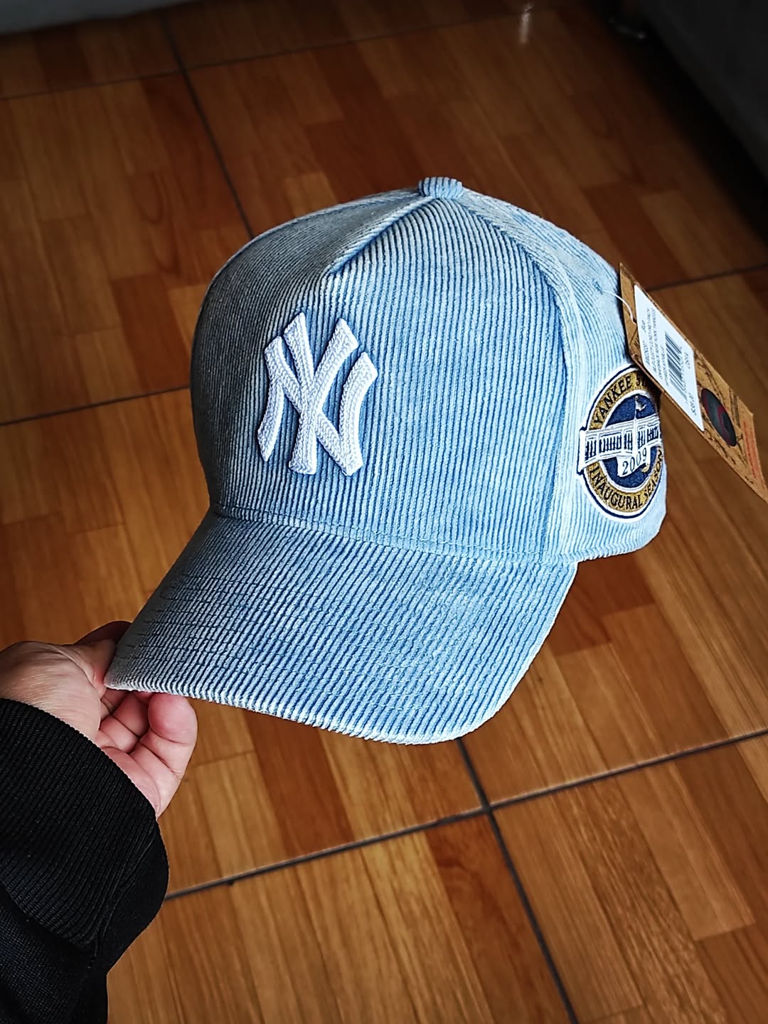 Gorra snapback Pro Stadium de pana vaquera de los New York Yankees de Mitchell & Ness
