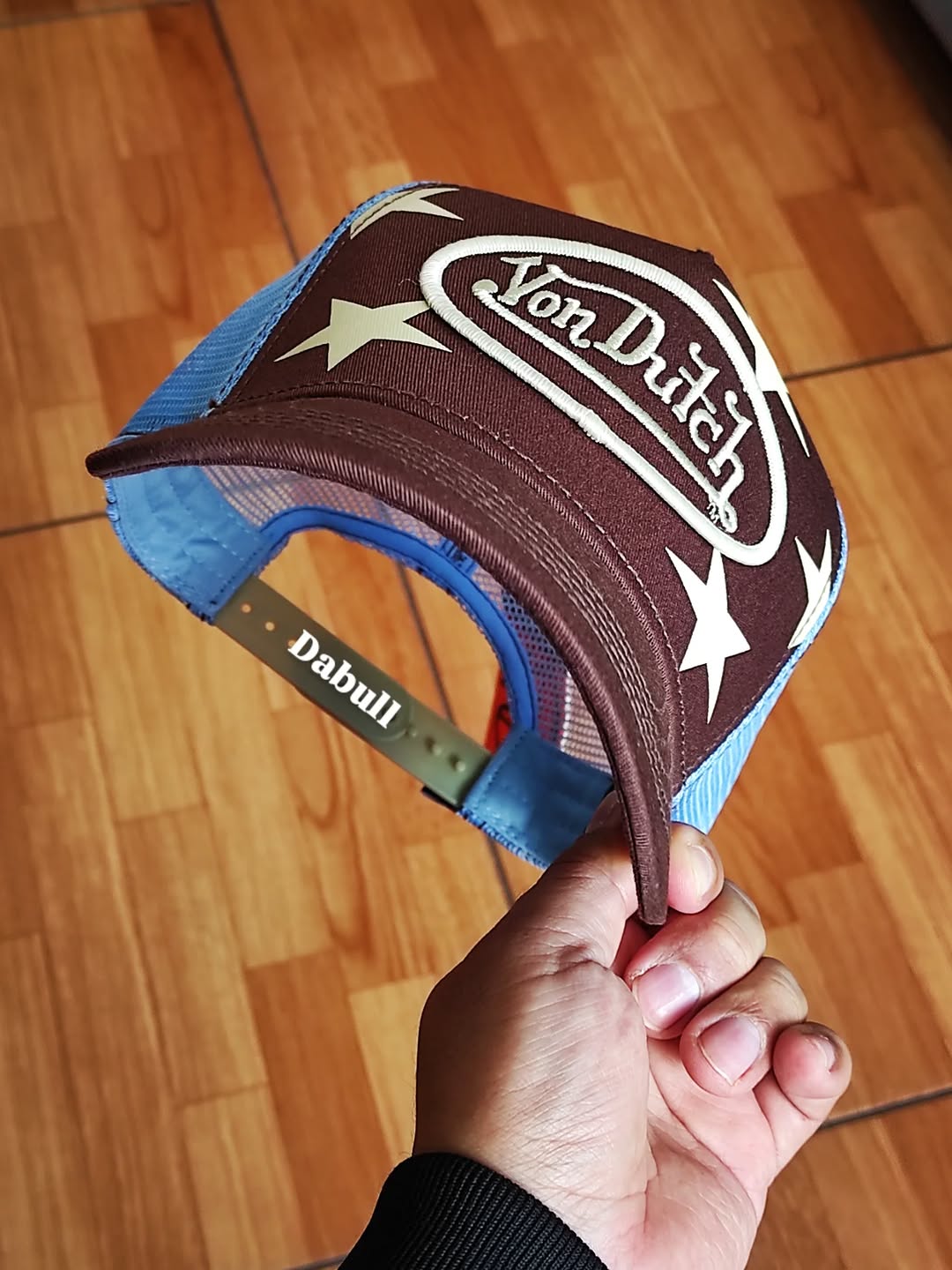 Gorra de camionero marrón con estrella holandesa ⭐️
