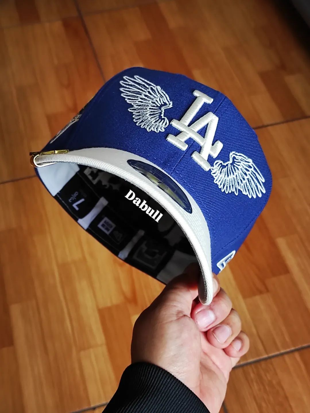 Gorra LA Dodgers MLB Team Wings 59FIFTY Ajustada Azul Marino