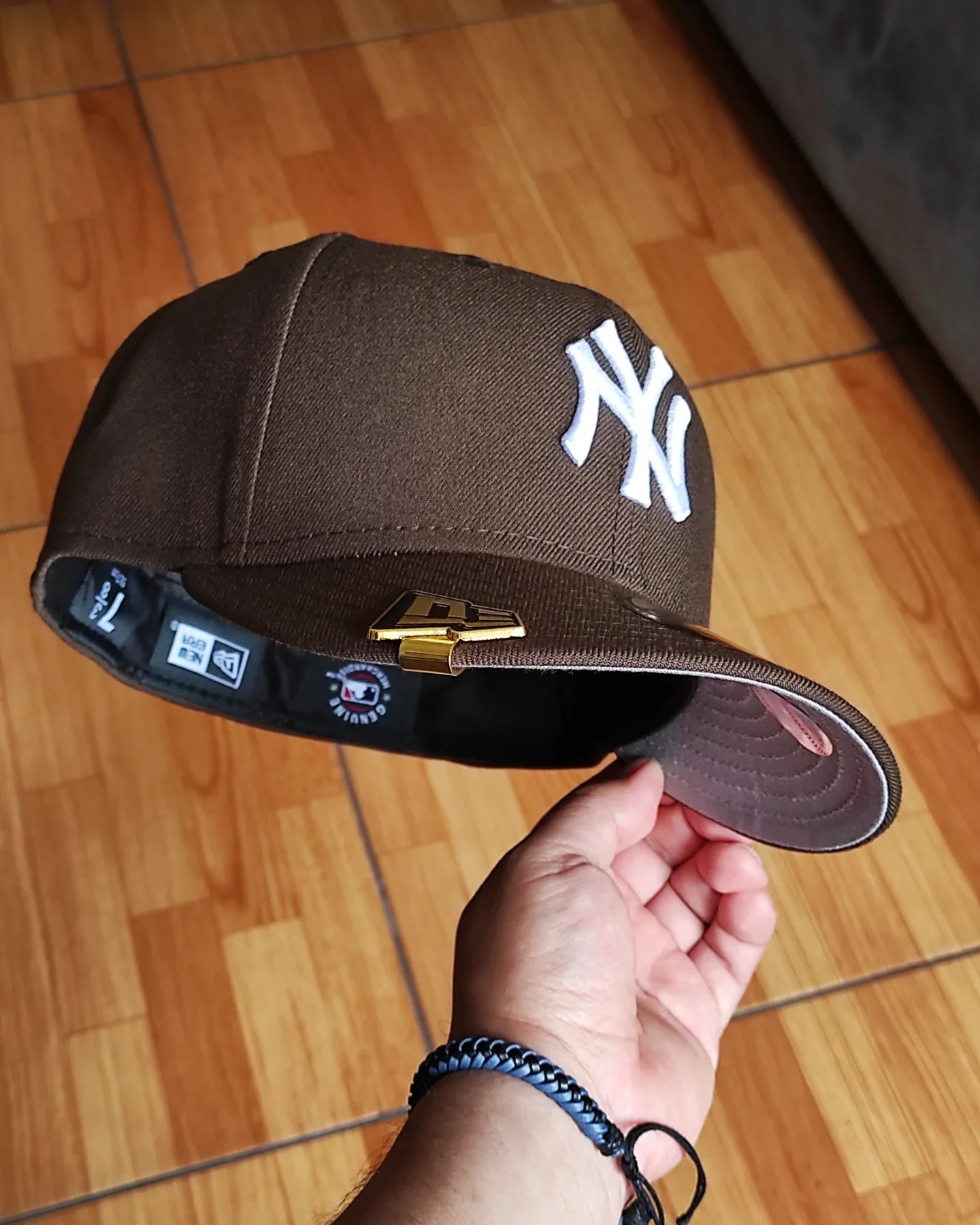 New Era New York Yankees marrón 59 fifty ajustada
